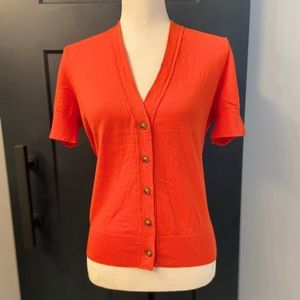 LOFT V-neck Short Sleeve Sweater